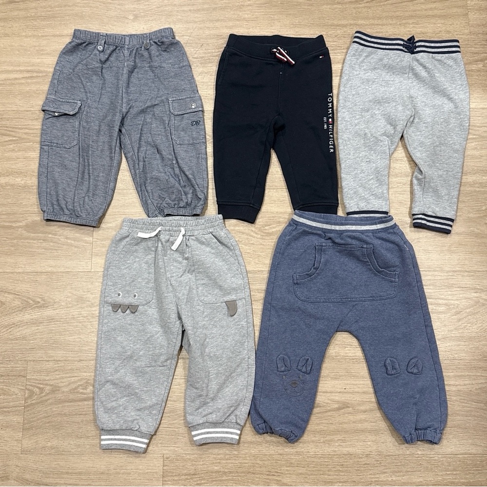 Tommy Hilfiger Janie and jack dave & Bella Kids Gray and Blue pants bundle